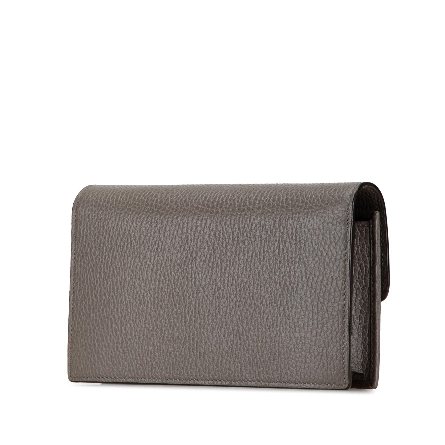 Gucci Leather Interlocking G Dollar Wallet on Chain (SHG-hAQbC2)