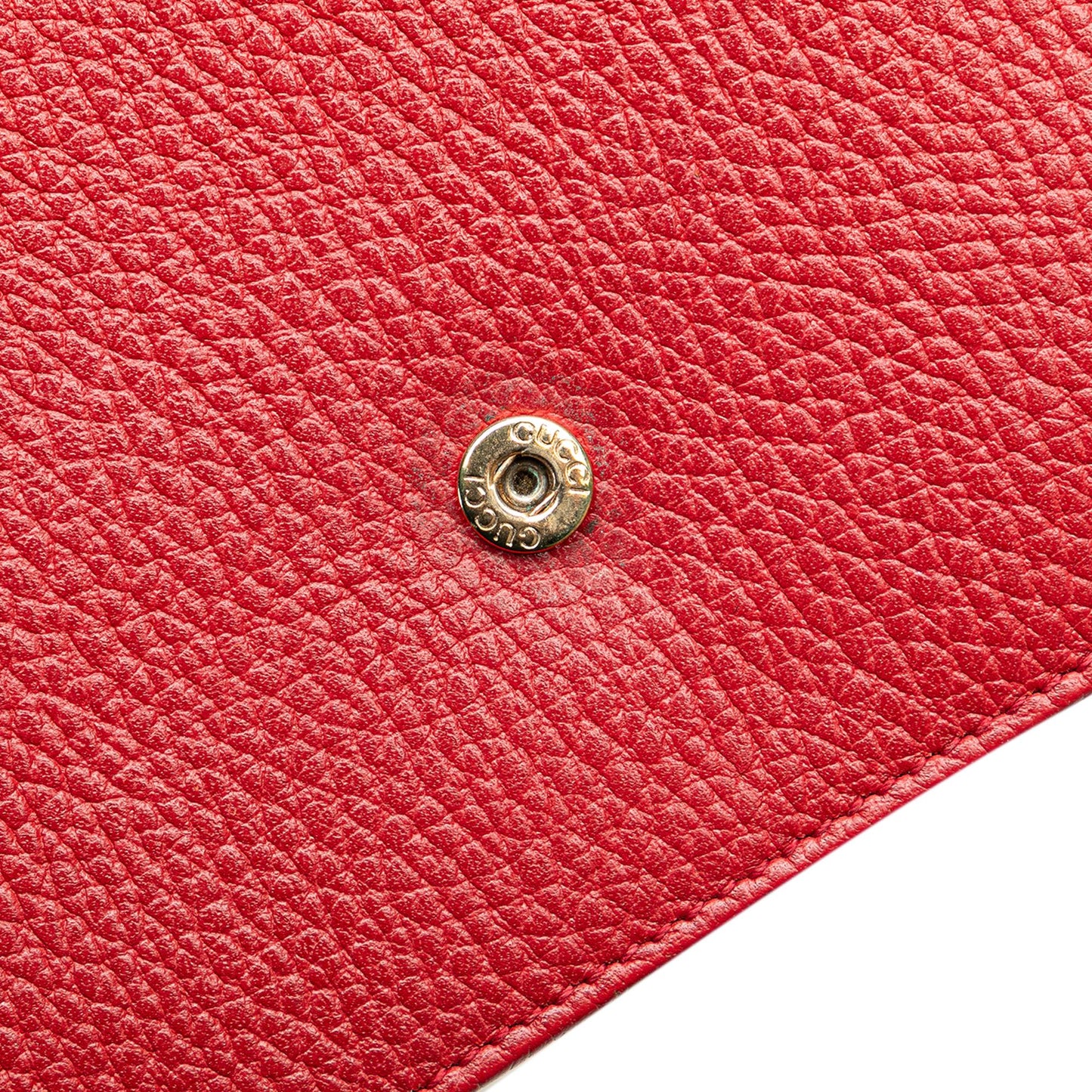 Gucci Leather Interlocking G Dollar Wallet on Chain
