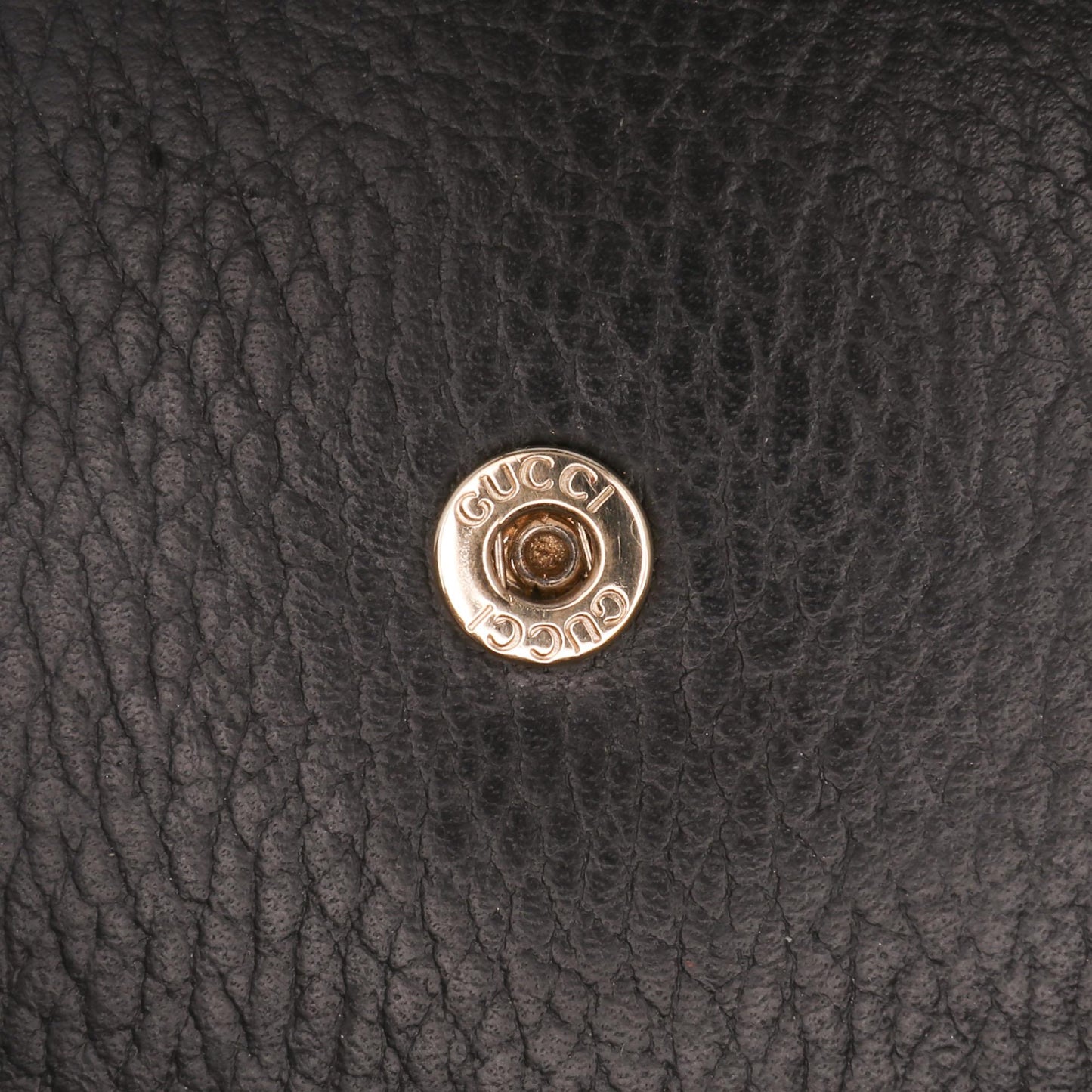 Gucci Leather Interlocking G Dollar Wallet on Chain