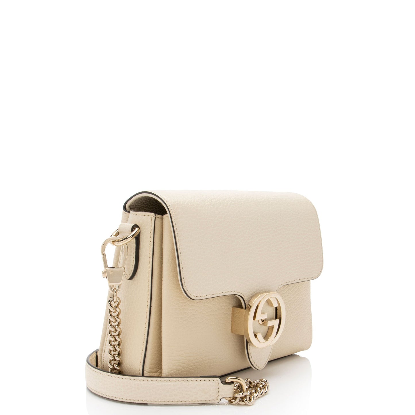 Gucci Leather Interlocking G Small Crossbody