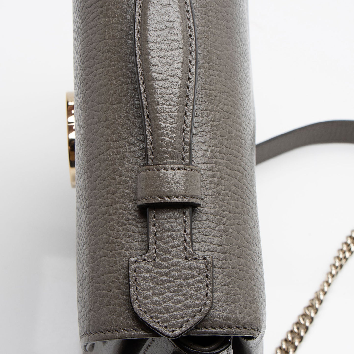 Gucci Leather Interlocking G Small Top Handle (SHF-ug7uku)