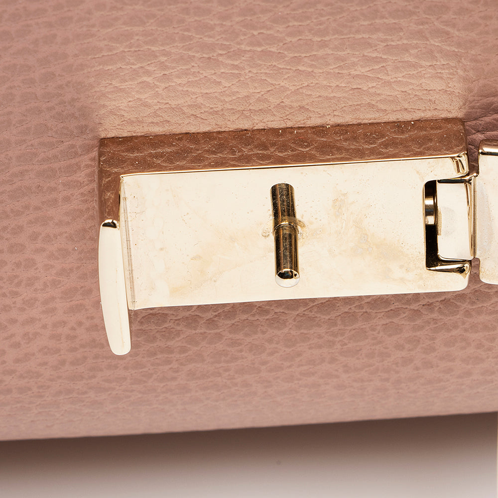 Gucci Leather Interlocking G Top Handle Small Shoulder Bag (SHF-21776)
