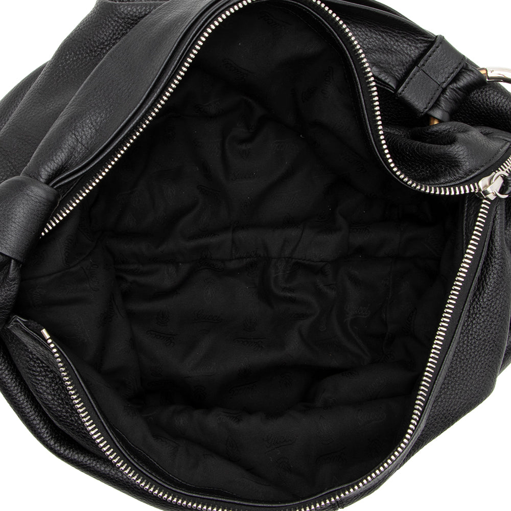 Gucci Leather Jungle Large Hobo (SHF-16528)
