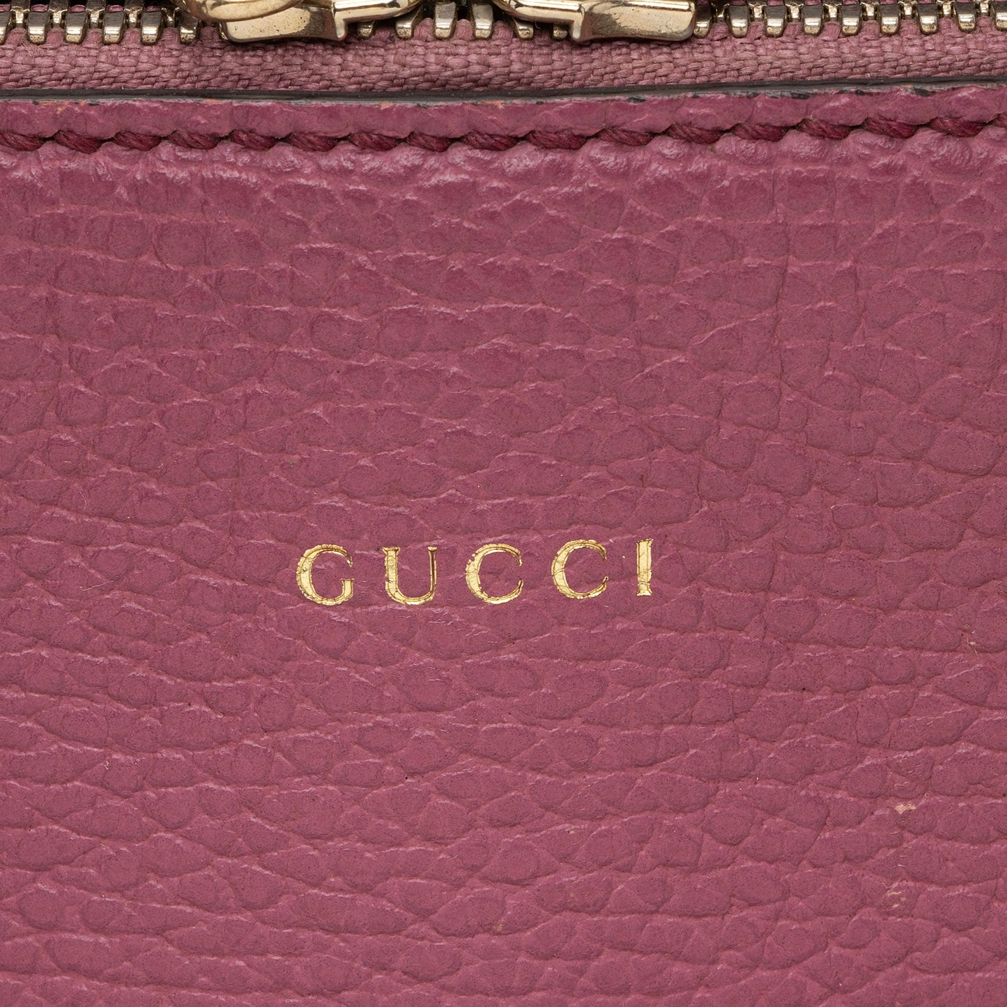 Gucci Leather Lady Dollar Satchel