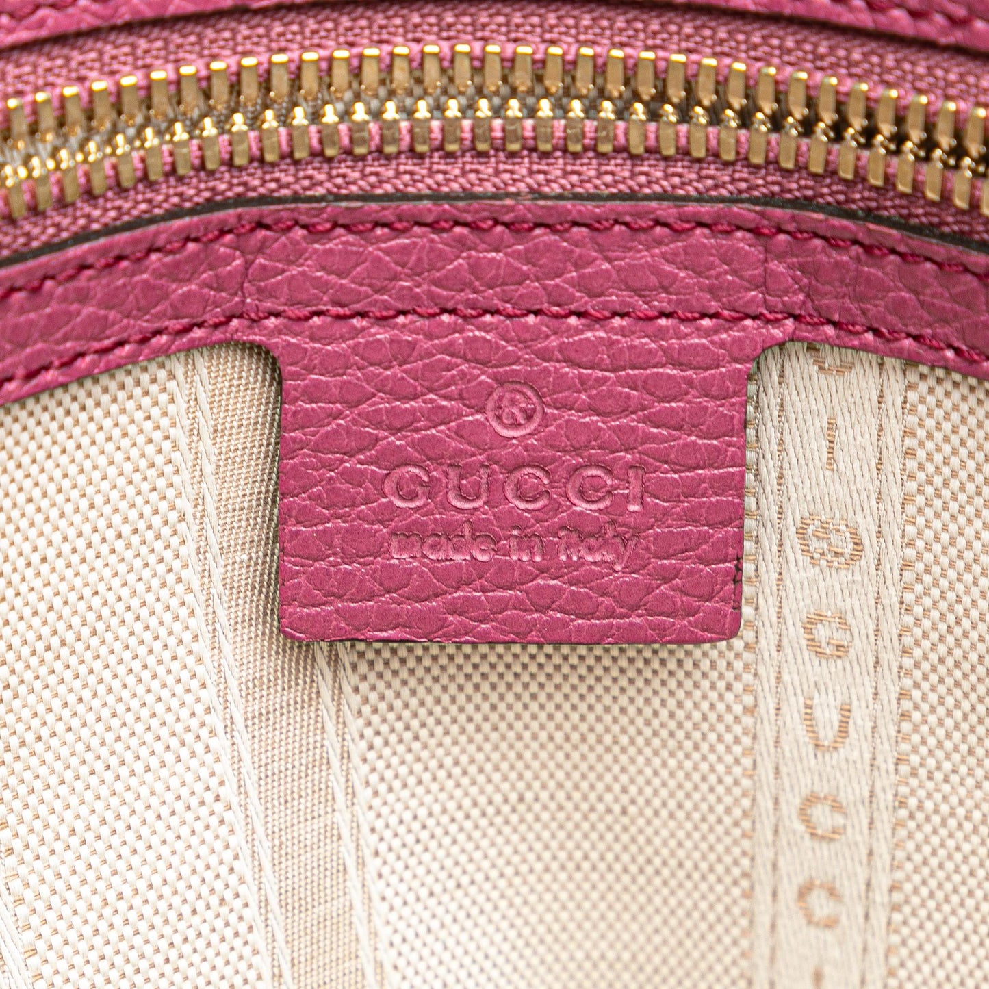 Gucci Leather Lady Dollar Tote (SHG-fF2zug)