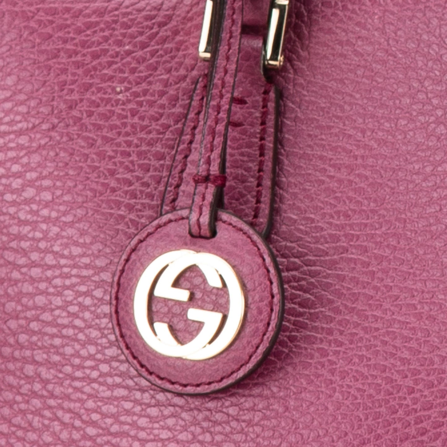 Gucci Leather Lady Dollar Tote (SHG-fF2zug)