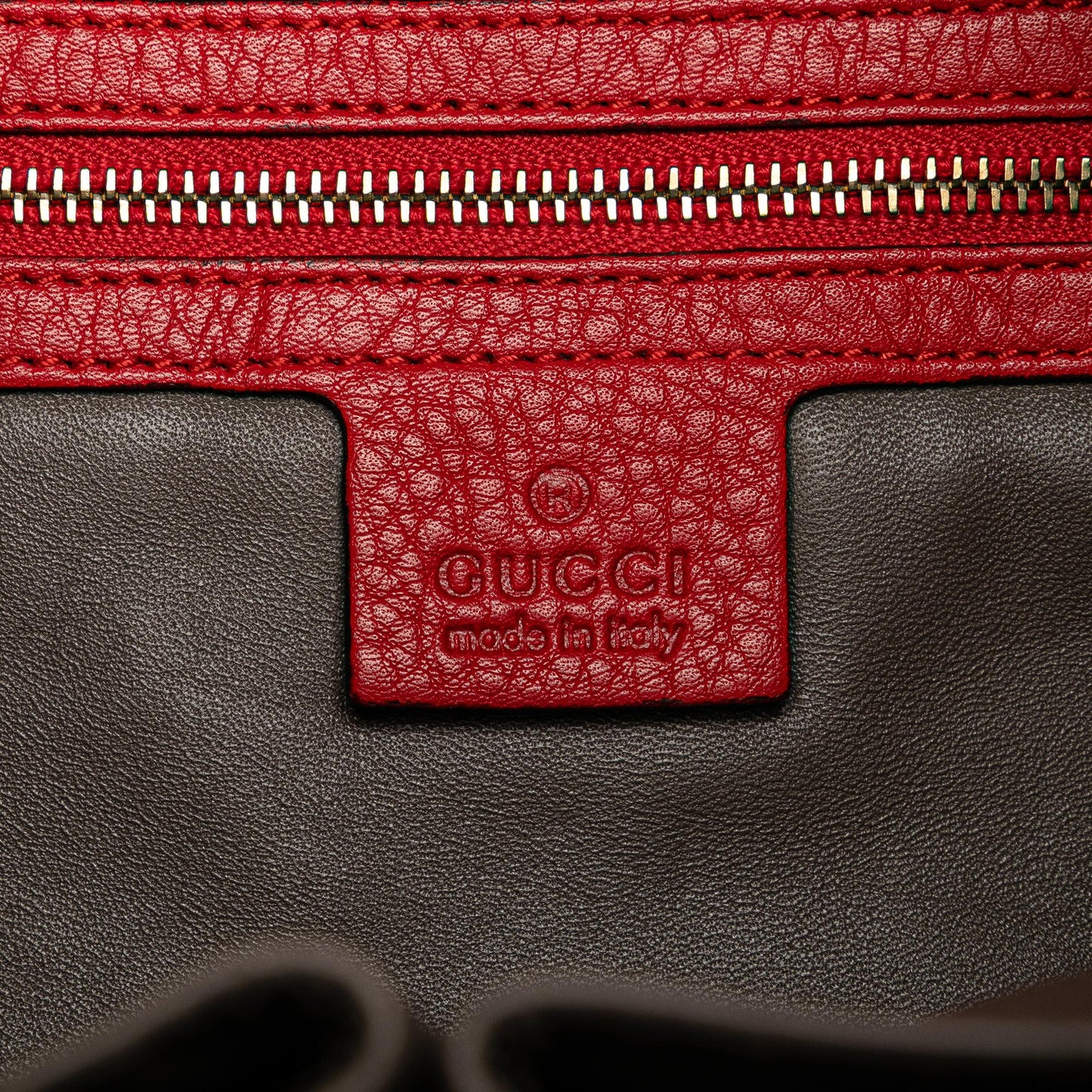 Gucci Leather Lady Tassel Bucket Bag (SHG-uZdZdK)