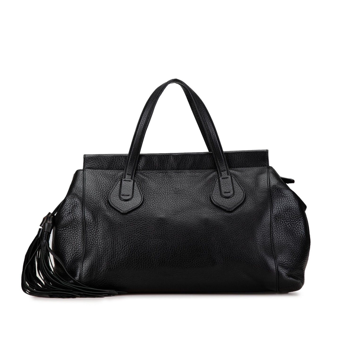 Gucci Leather Lady Tassel Top Handle Bag (SHG-D4URO6)