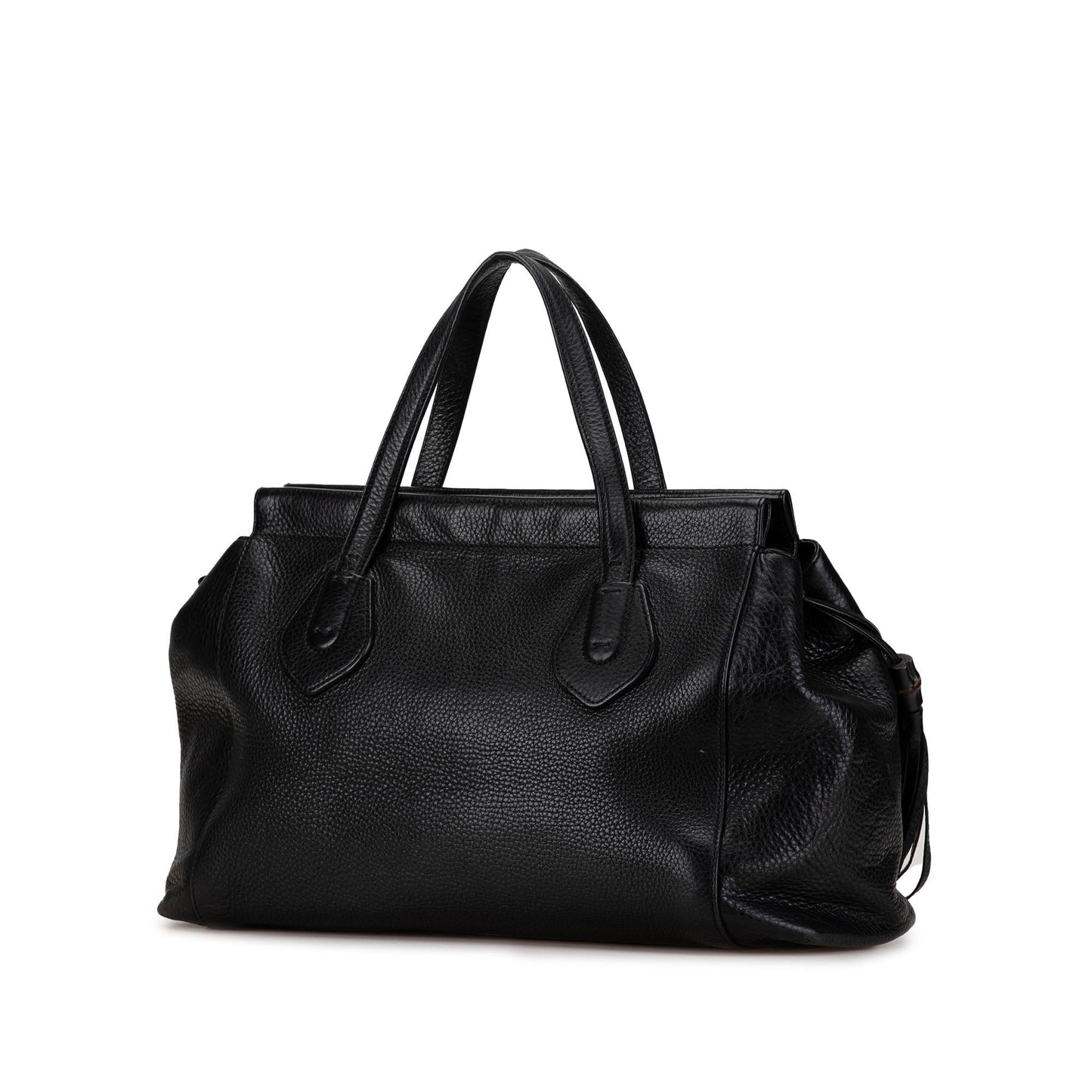 Gucci Leather Lady Tassel Top Handle Bag (SHG-D4URO6)