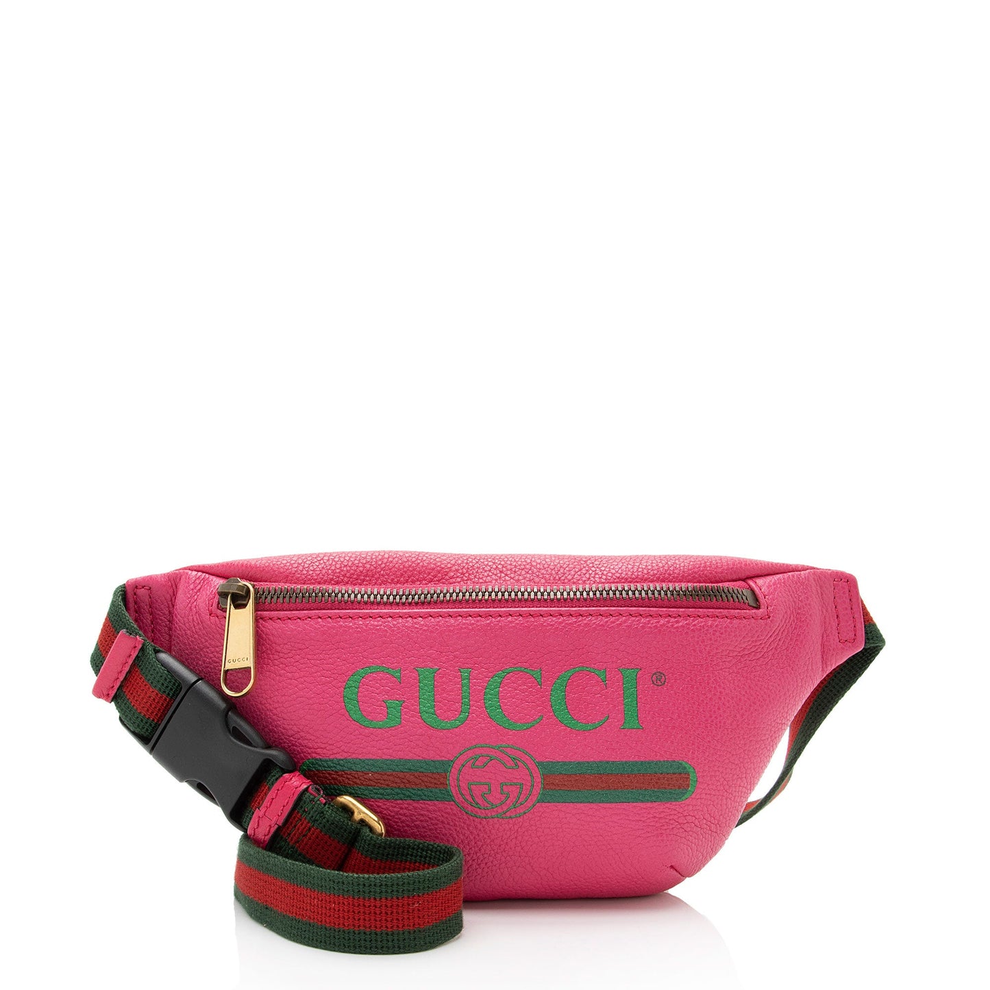 Gucci Leather Logo Belt Bag (SHF-tb0kKj)