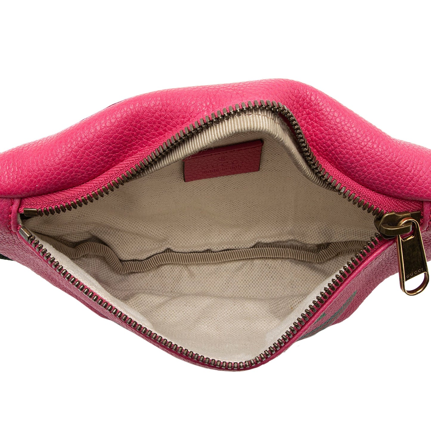 Gucci Leather Logo Belt Bag (SHF-tb0kKj)