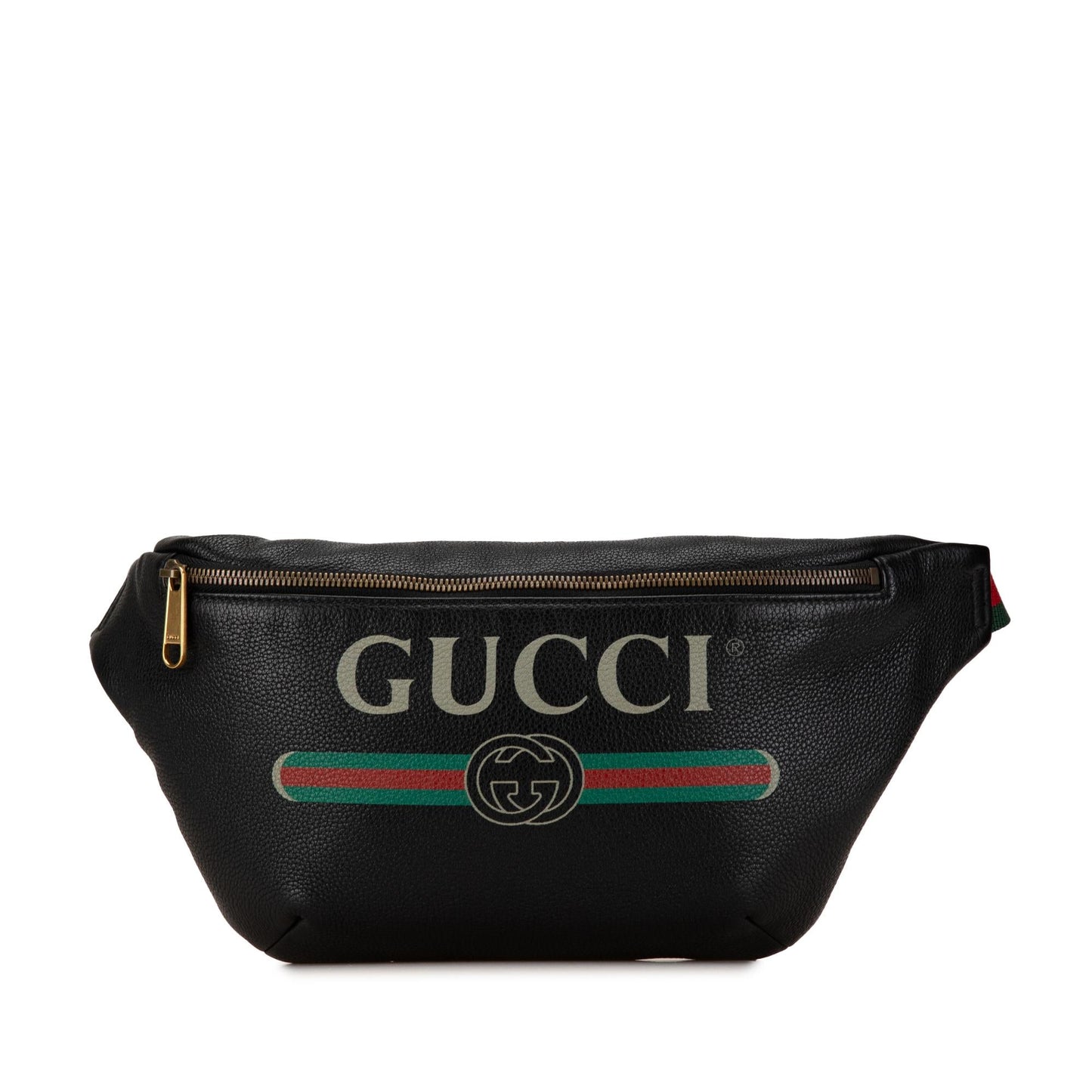 Gucci Leather Logo Belt Bag (SHG-kNsWmz)