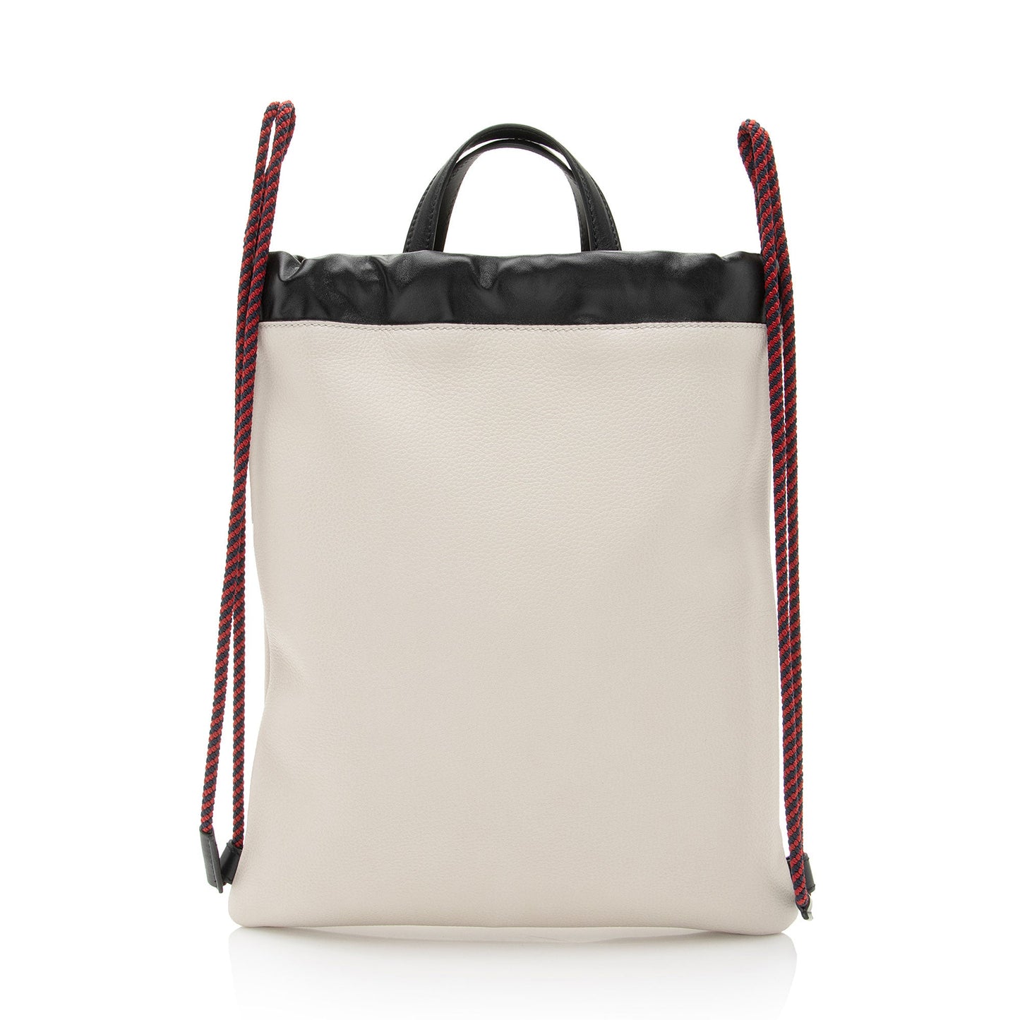 Gucci Leather Logo Drawstring Backpack (SHF-l0fZZC)