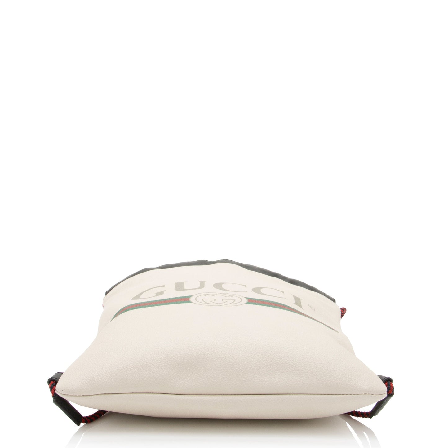 Gucci Leather Logo Drawstring Backpack (SHF-l0fZZC)