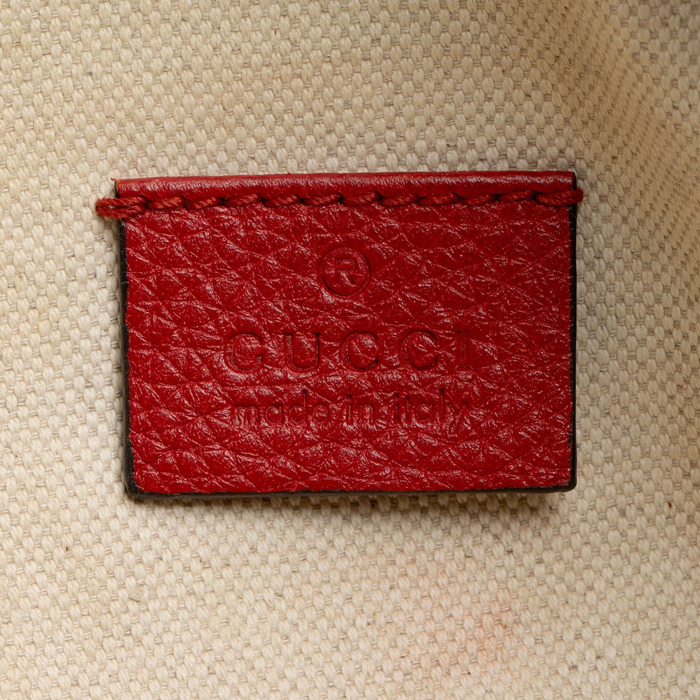 Gucci Leather Logo Large Belt Bag