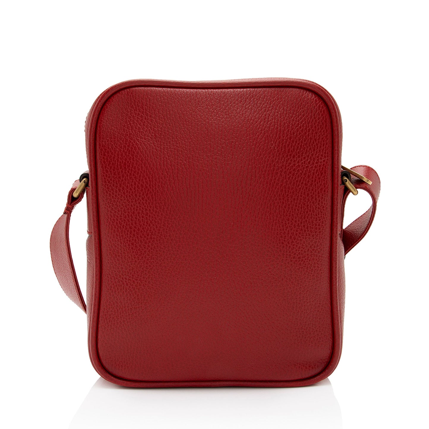 Gucci Leather Logo Messenger (SHF-pLuM4p)