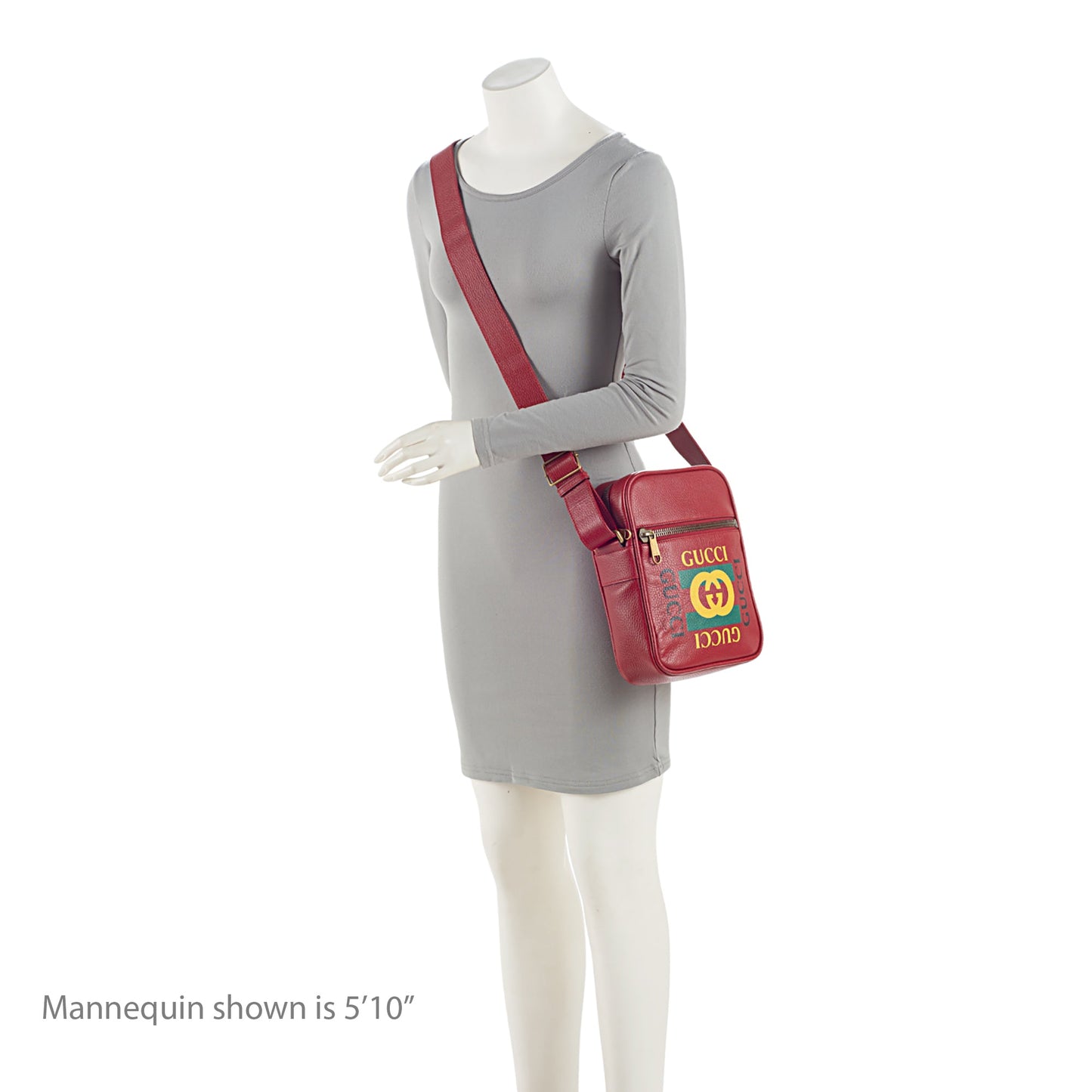 Gucci Leather Logo Messenger (SHF-pLuM4p)