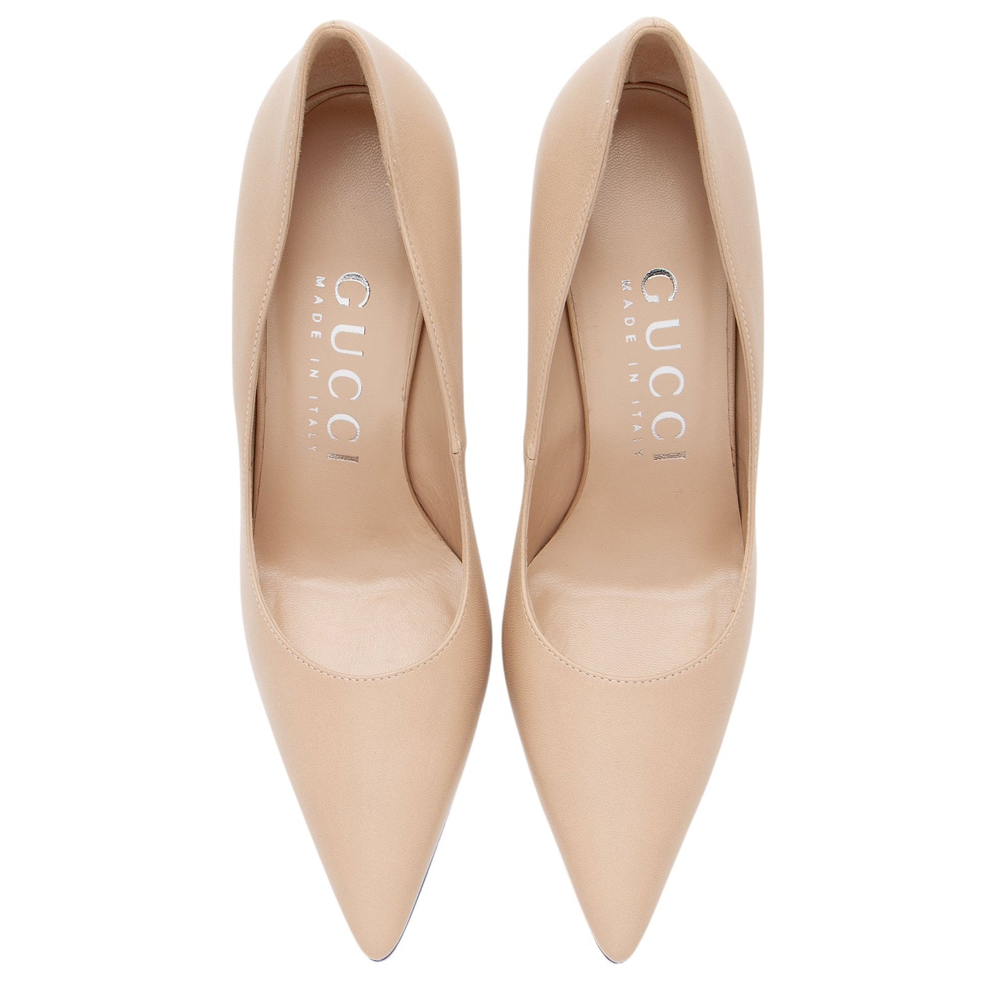 Gucci Leather Malaga Kid Anita Pumps - Size 6.5 / 36.5