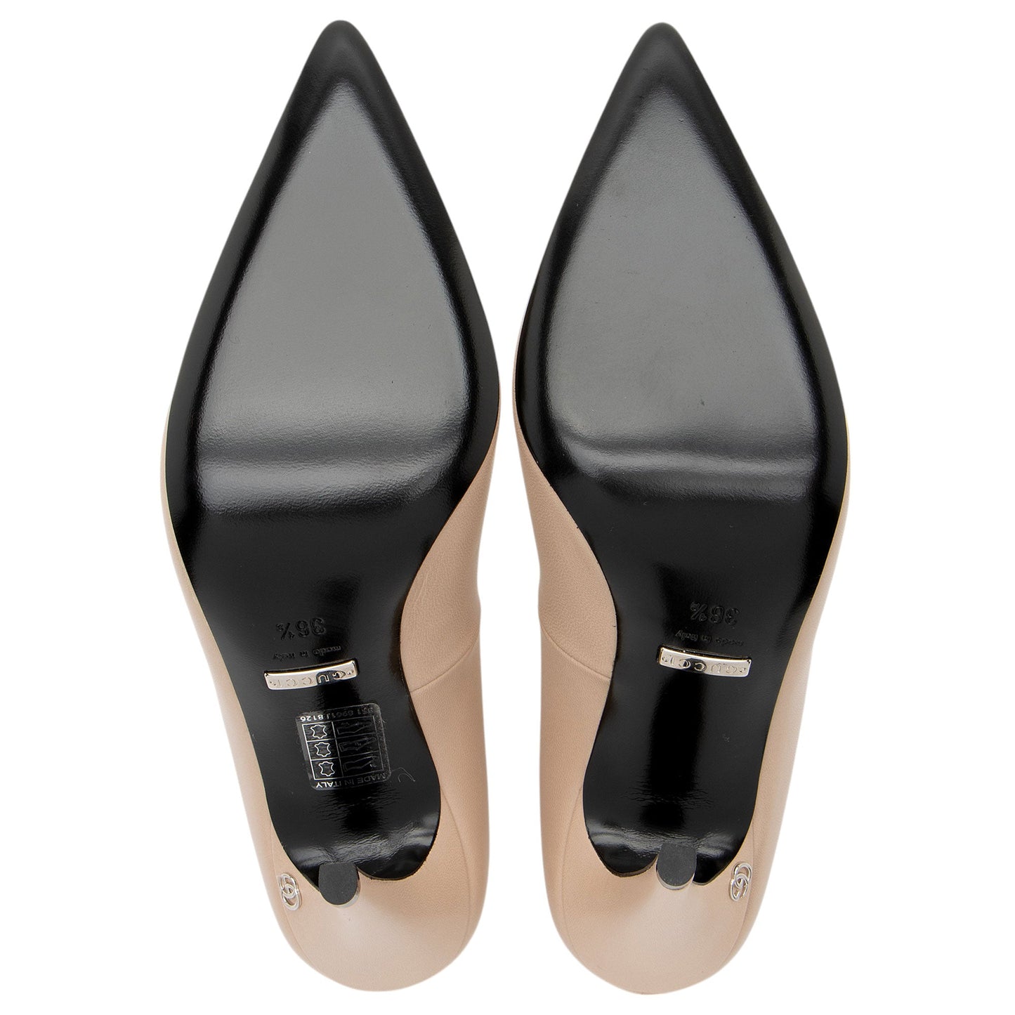 Gucci Leather Malaga Kid Anita Pumps - Size 6.5 / 36.5