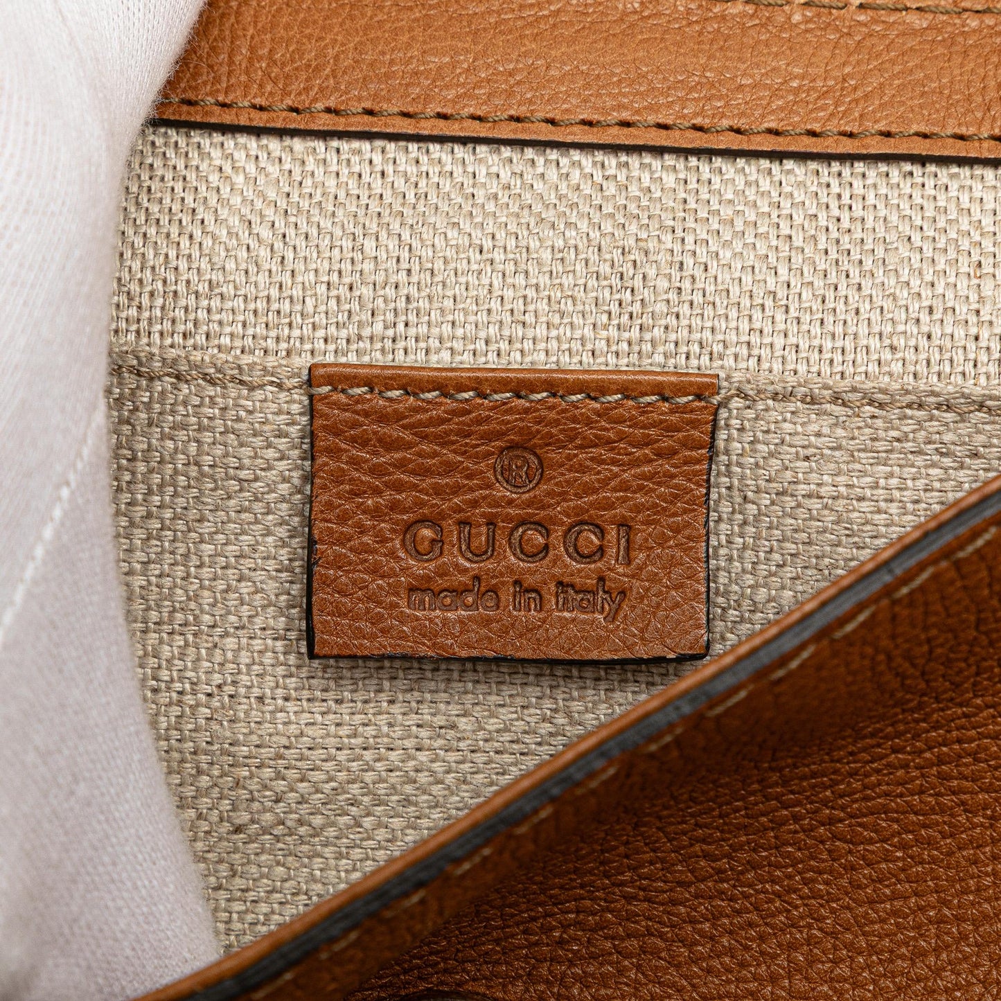 Gucci Leather Marrakech Shoulder Bag