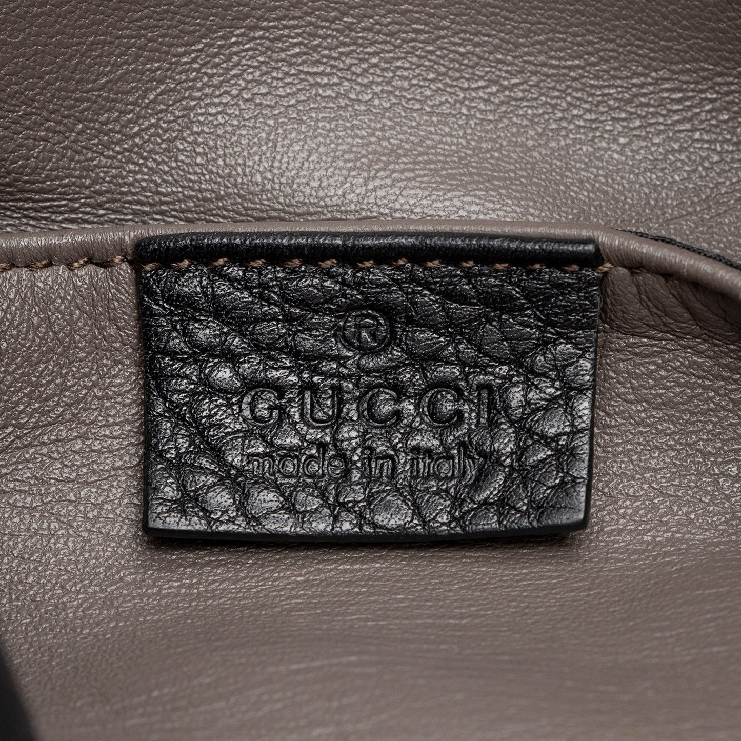 Gucci Leather Miss Bamboo Bucket Bag