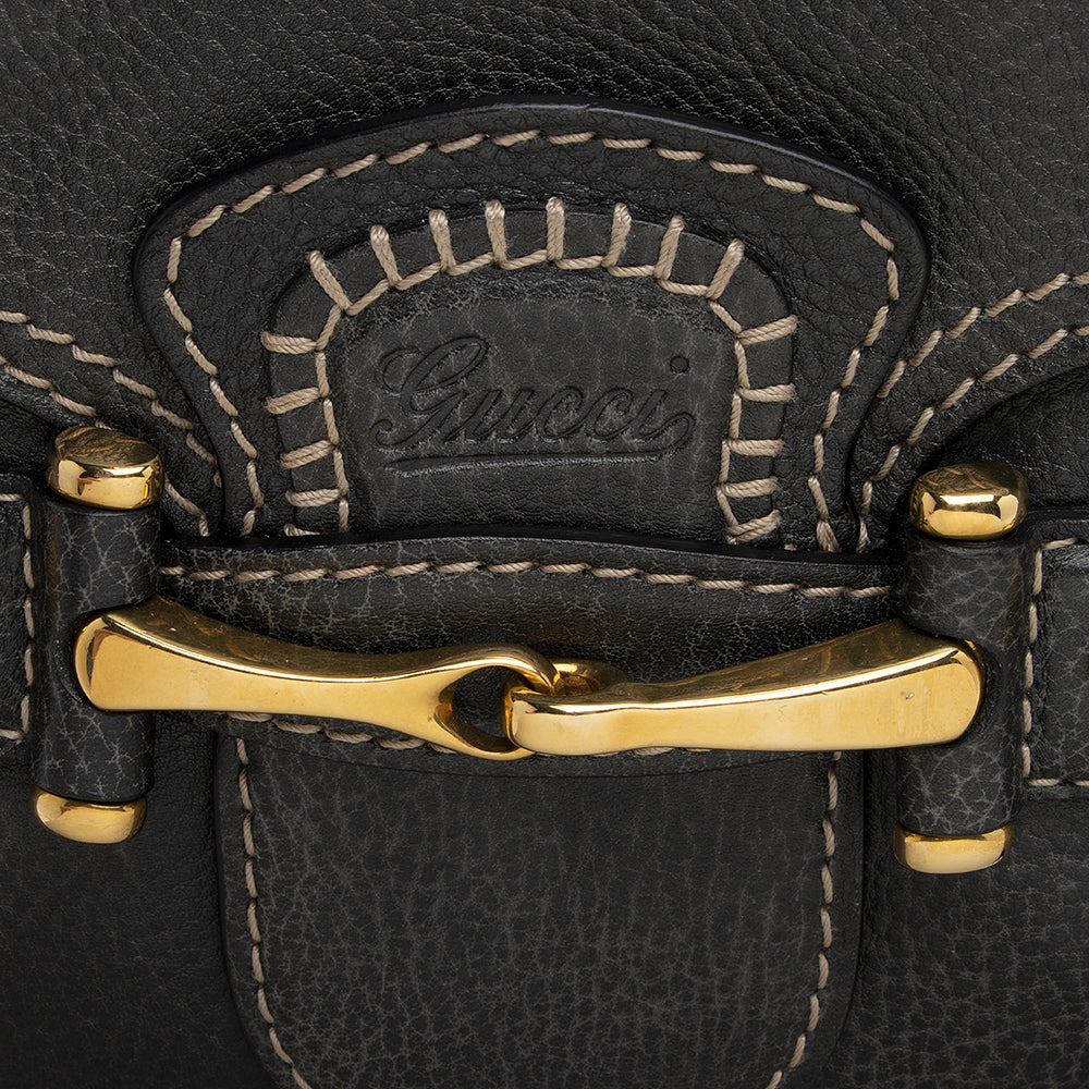 Gucci Leather New Pelham Large Shoulder Bag (SHF-21841)