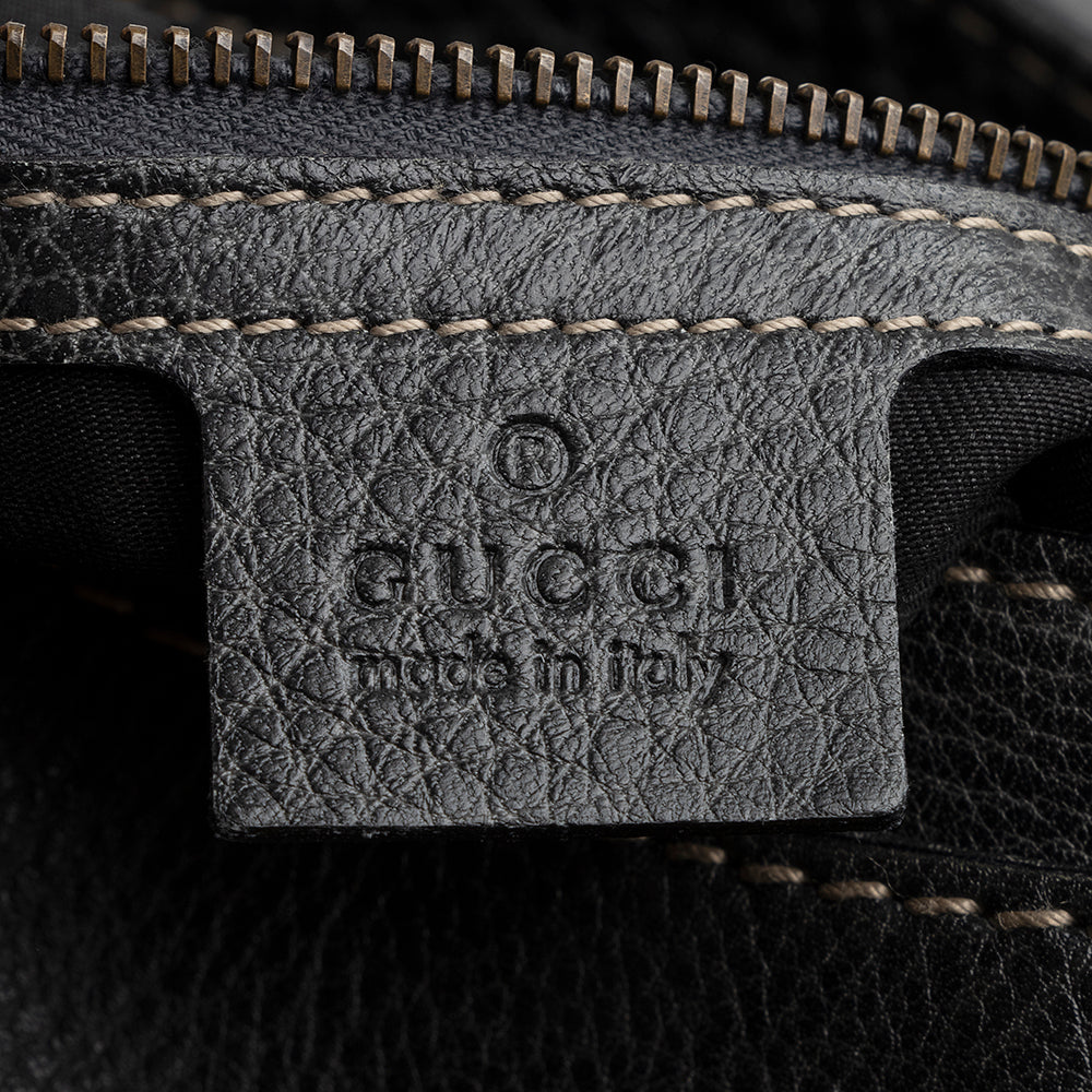 Gucci Leather New Pelham Large Shoulder Bag (SHF-21841)