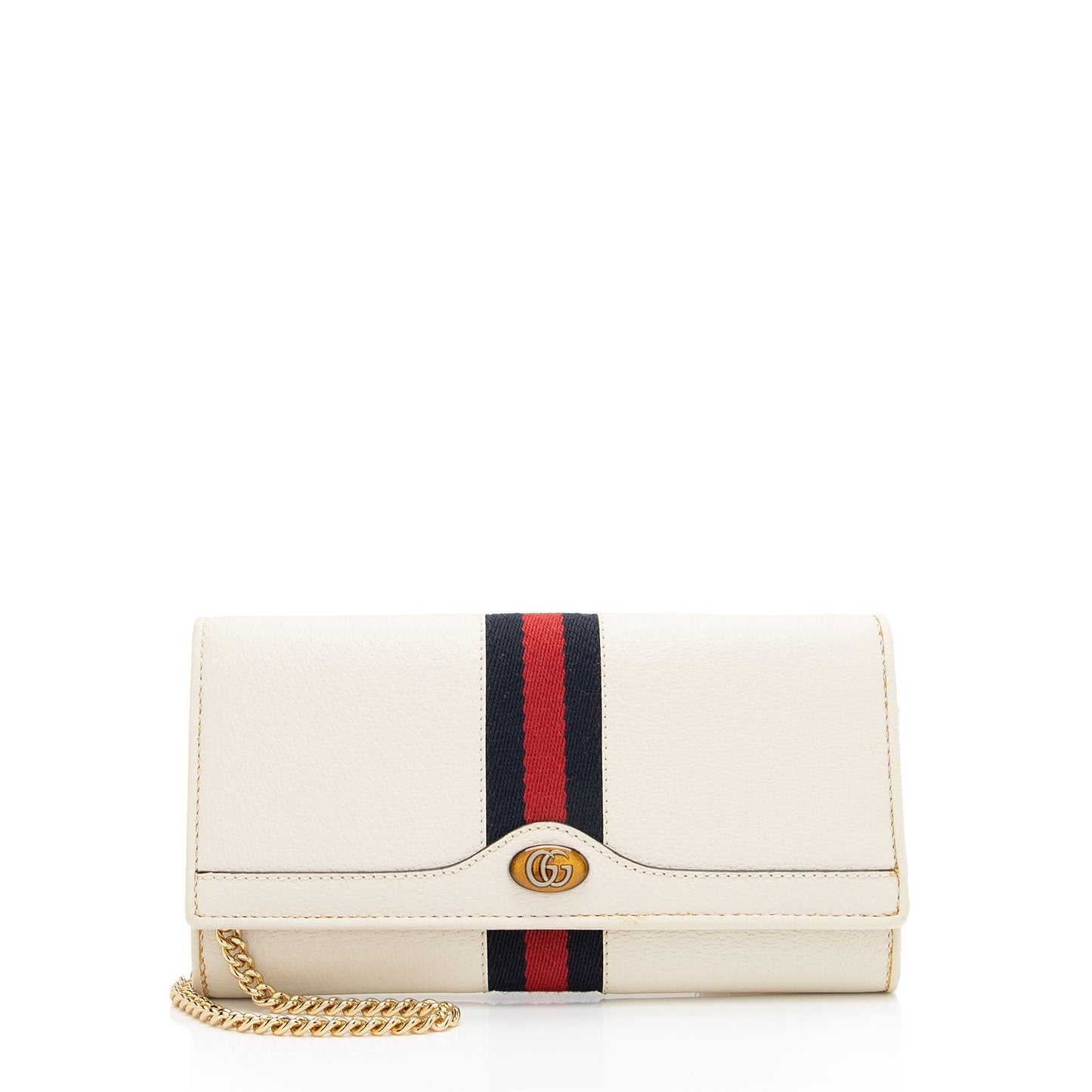 Gucci Leather Ophidia Chain Wallet (SHF-UFkJvu)