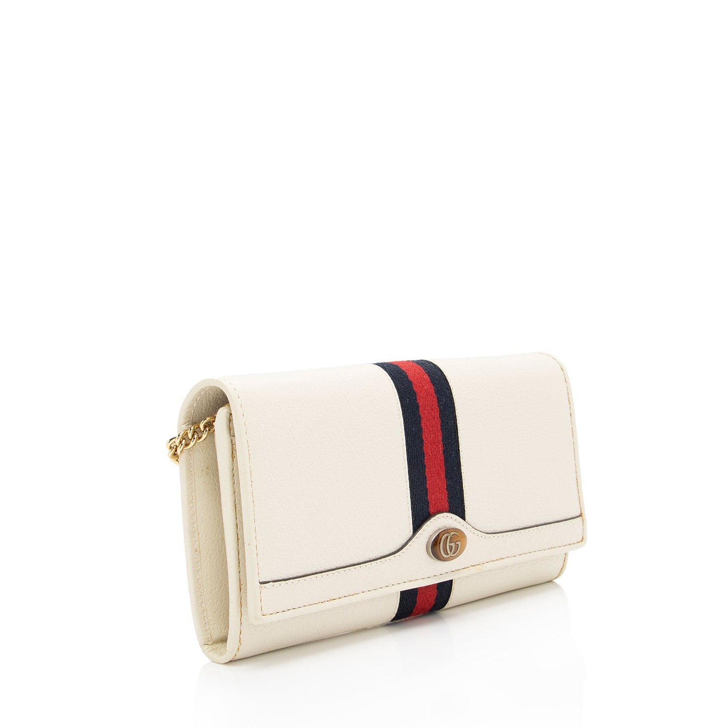 Gucci Leather Ophidia Chain Wallet (SHF-UFkJvu)