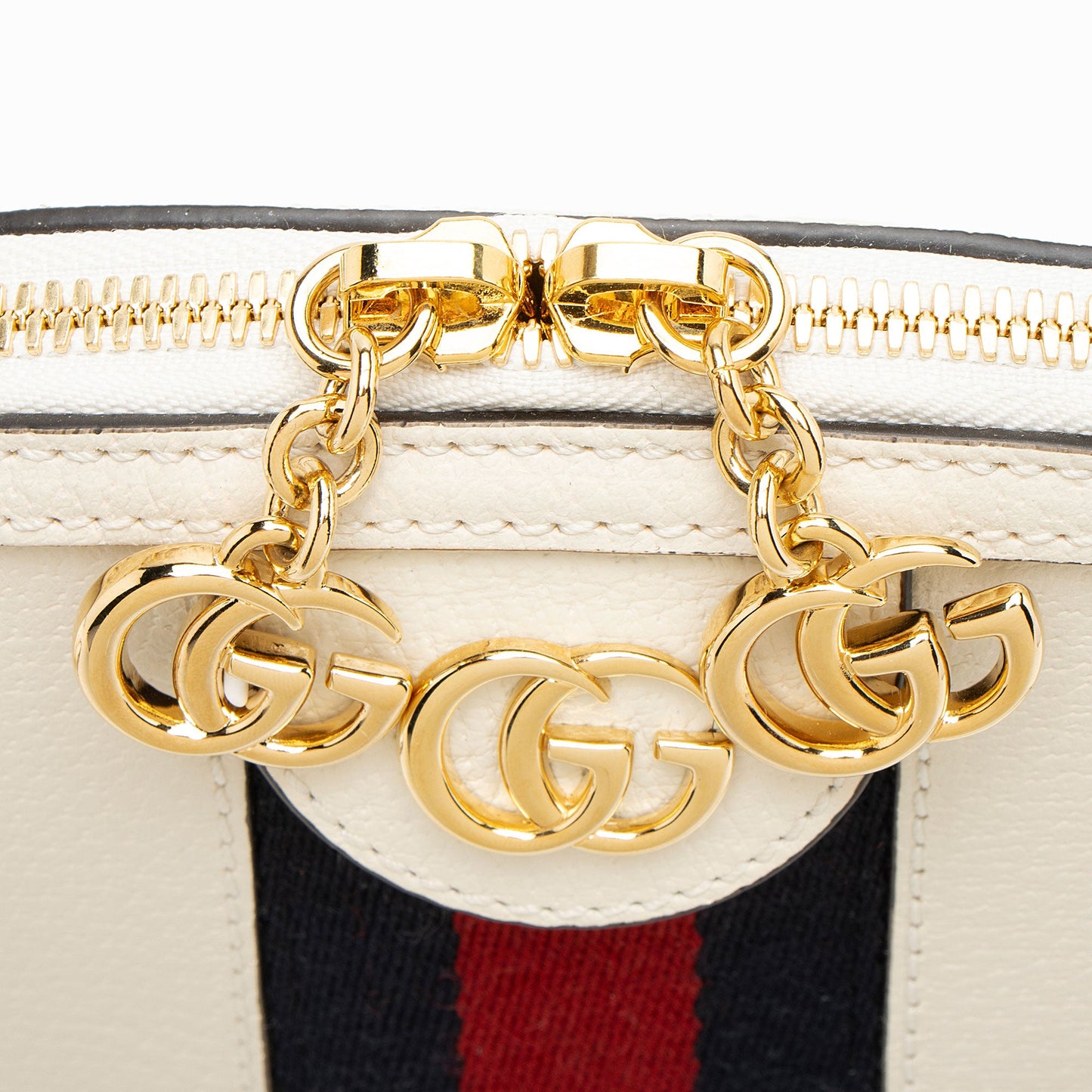 Gucci Leather Ophidia Dome Small Shoulder Bag