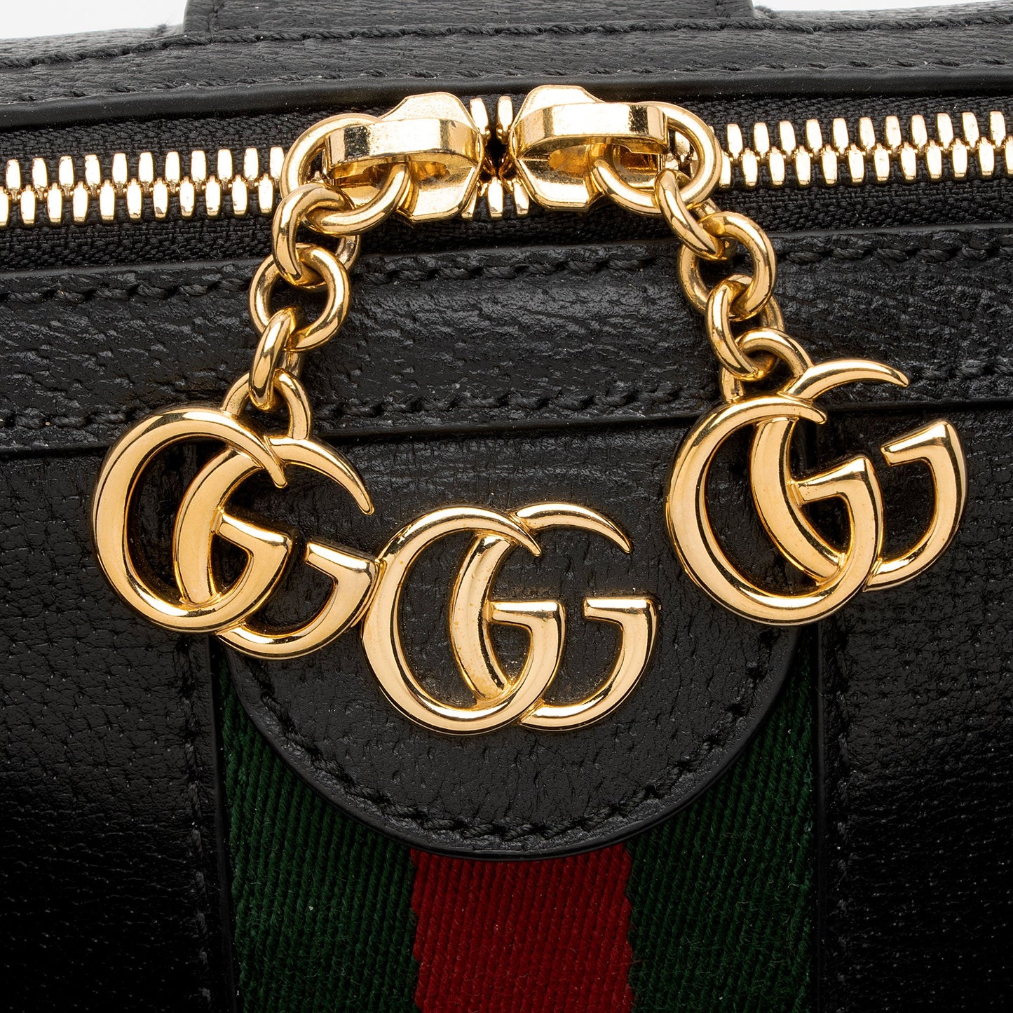 Gucci Leather Ophidia Medium Boston Bag (SHF-f7ZMqU)