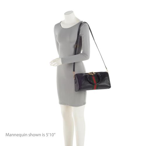 Gucci Leather Ophidia Medium Boston Bag (SHF-f7ZMqU)