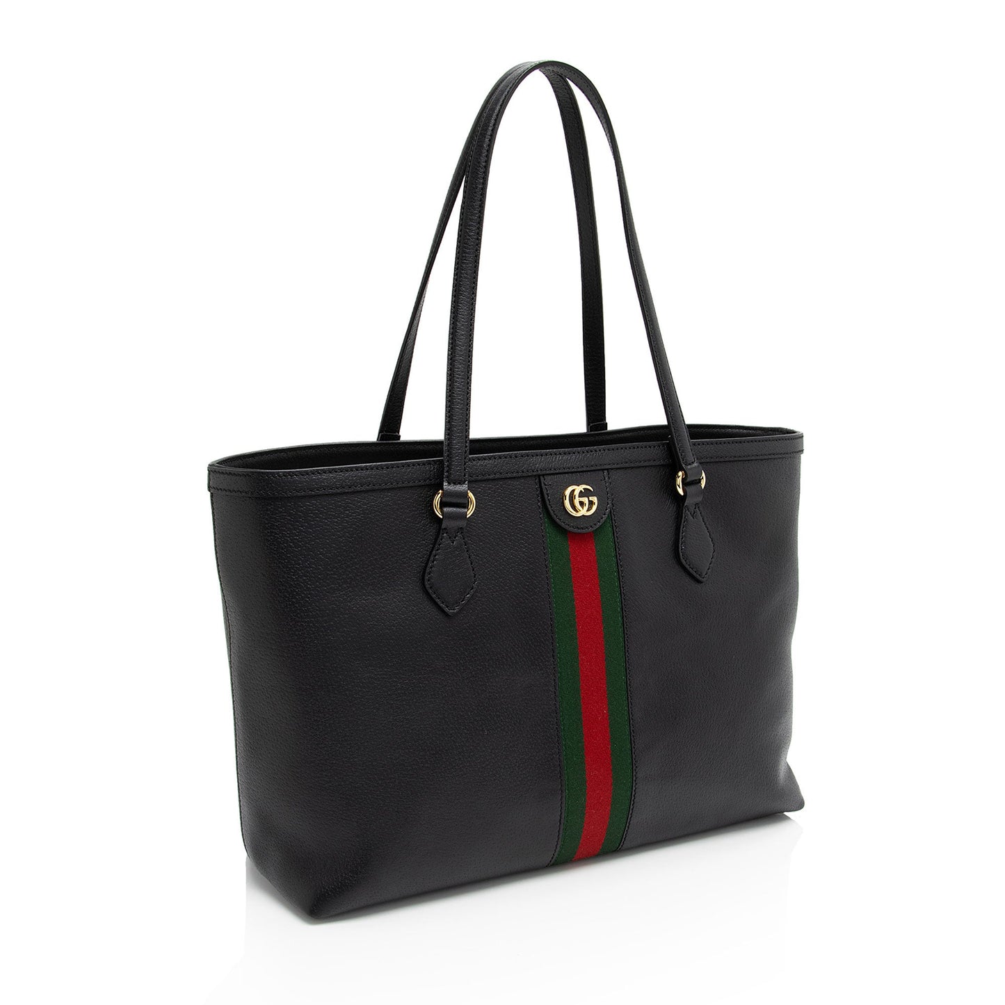 Gucci Leather Ophidia Medium Tote (SHF-Rkl1Mv)