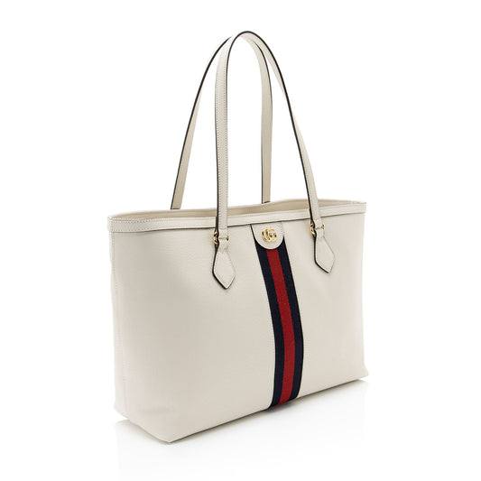 Gucci Leather Ophidia Medium Tote