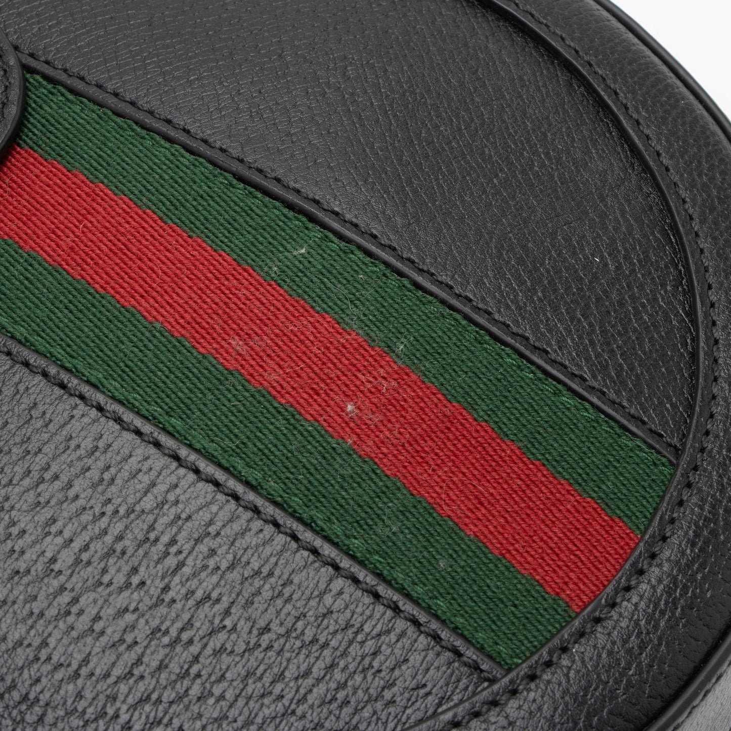 Gucci Leather Ophidia Round Mini Shoulder Bag (SHF-z9TS8F)