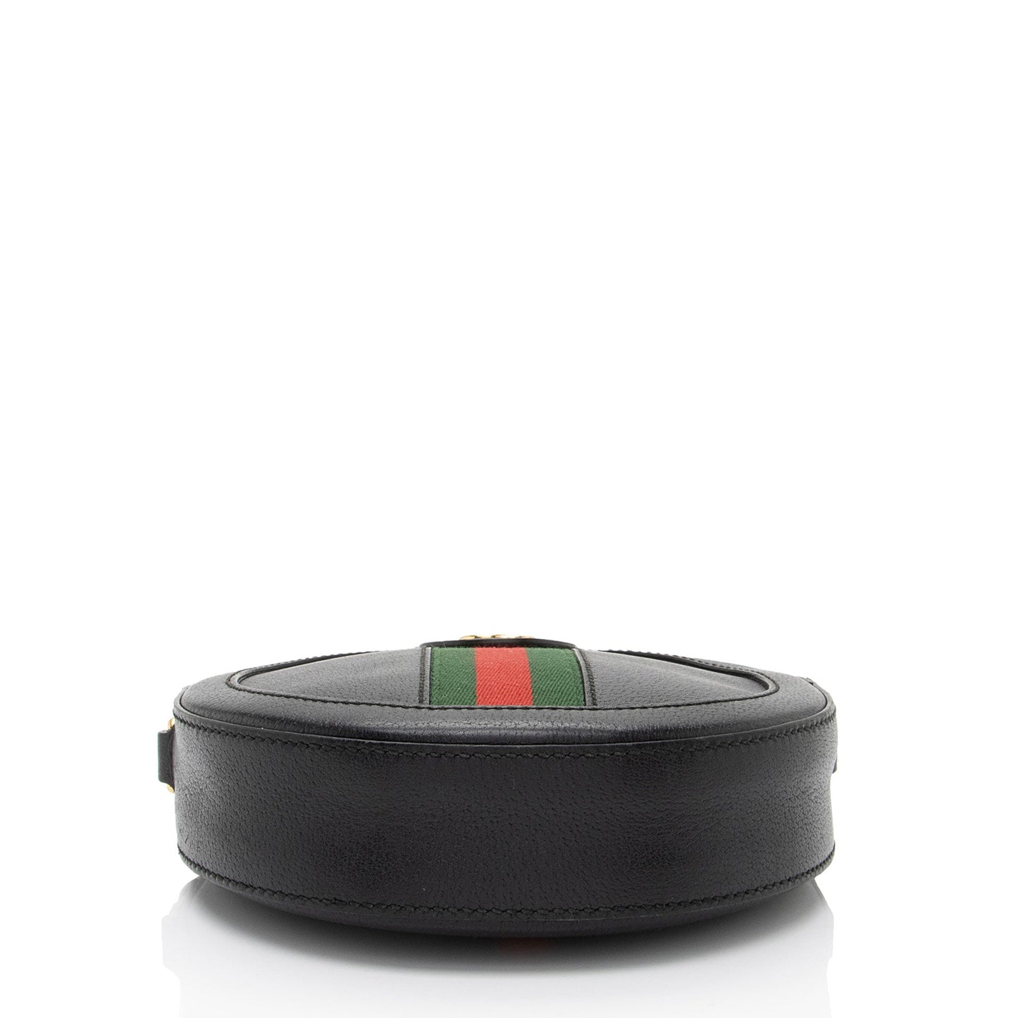 Gucci Leather Ophidia Round Mini Shoulder Bag (SHF-xLECaW)