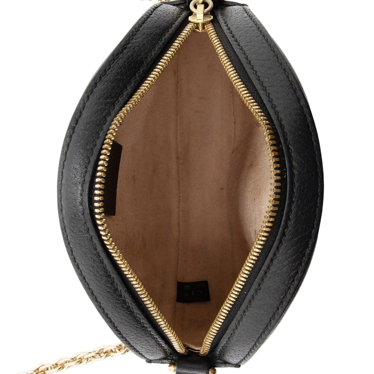 Gucci Leather Ophidia Round Mini Shoulder Bag (SHF-xLECaW)