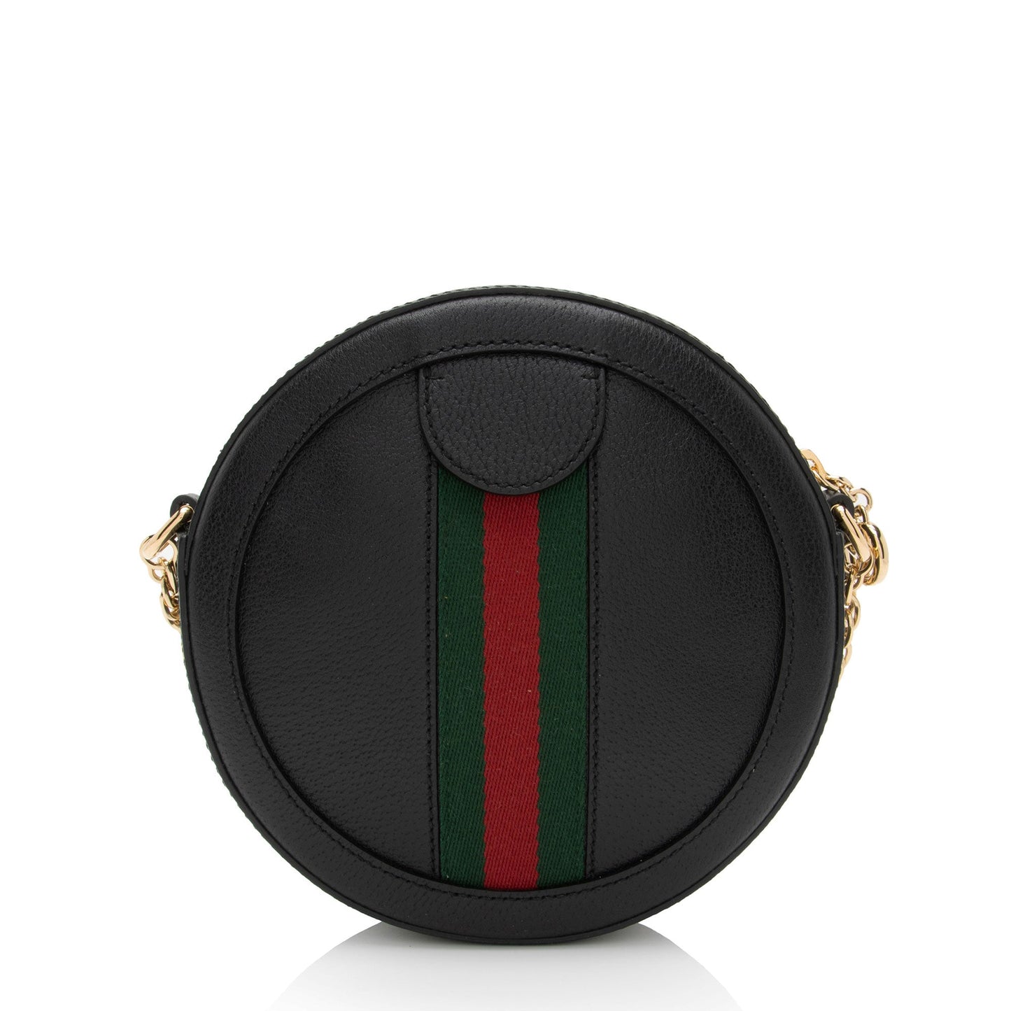 Gucci Leather Ophidia Round Mini Shoulder Bag (SHF-Kh7KgC)