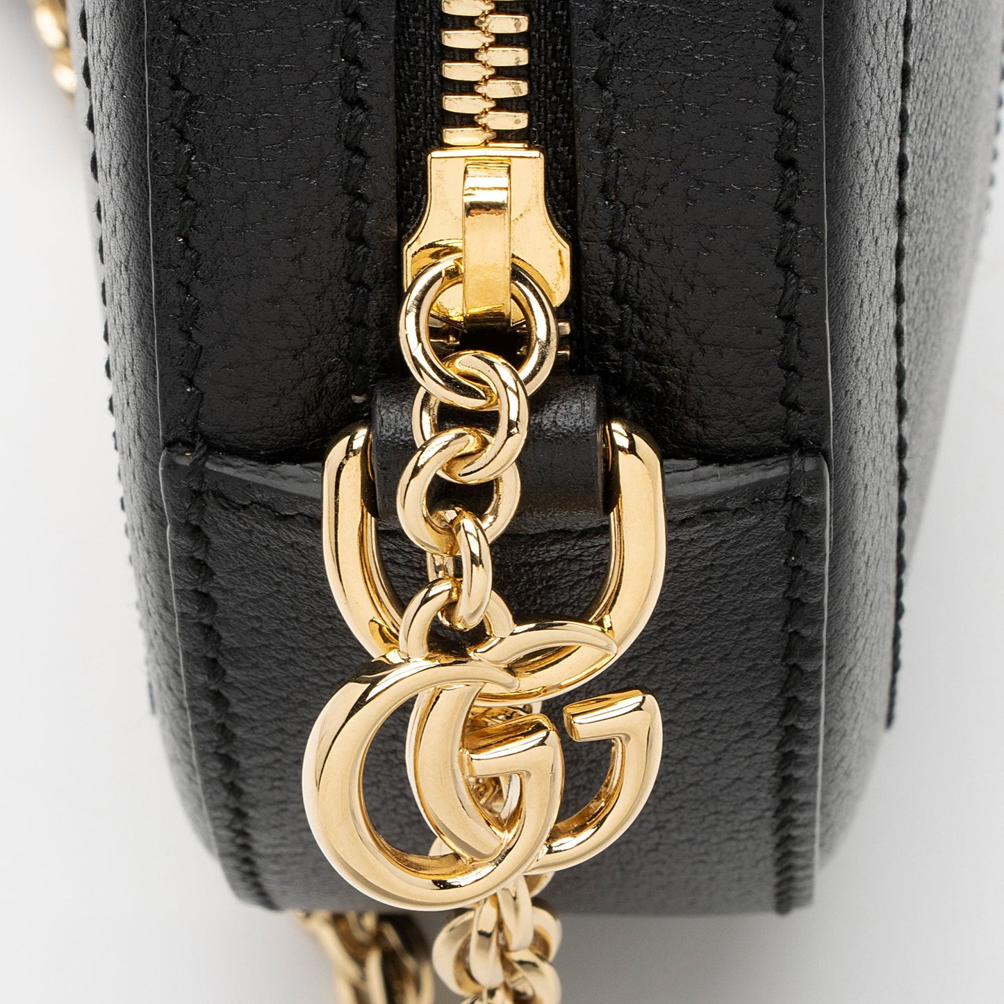 Gucci Leather Ophidia Round Mini Shoulder Bag (SHF-Kh7KgC)