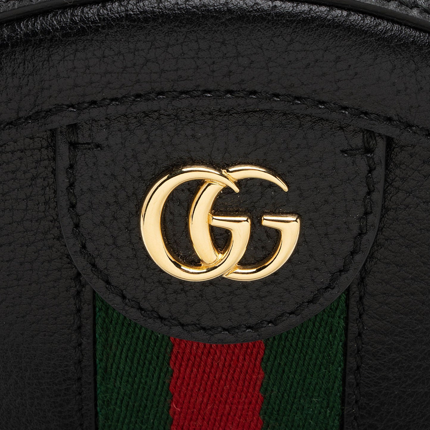 Gucci Leather Ophidia Round Mini Shoulder Bag (SHF-Kh7KgC)