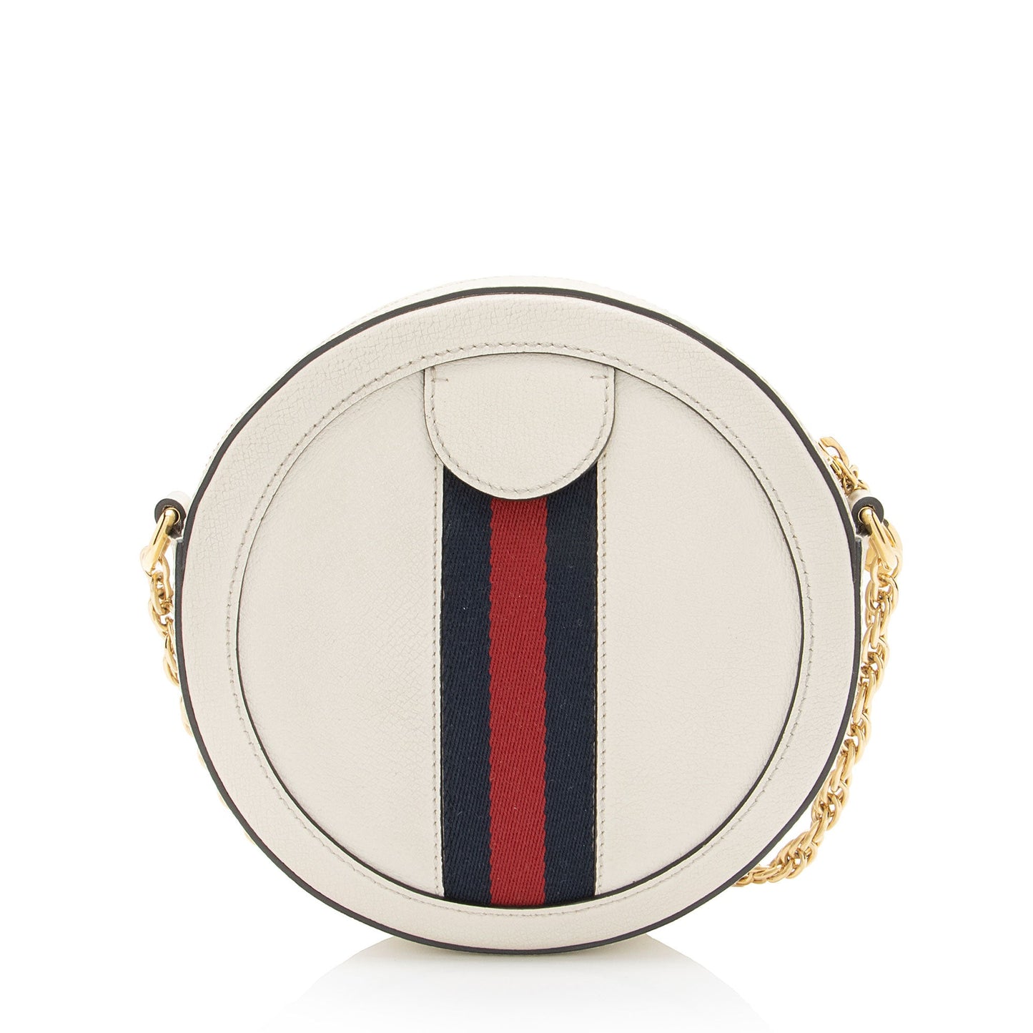 Gucci Leather Ophidia Round Mini Shoulder Bag (SHF-oVpmc0)