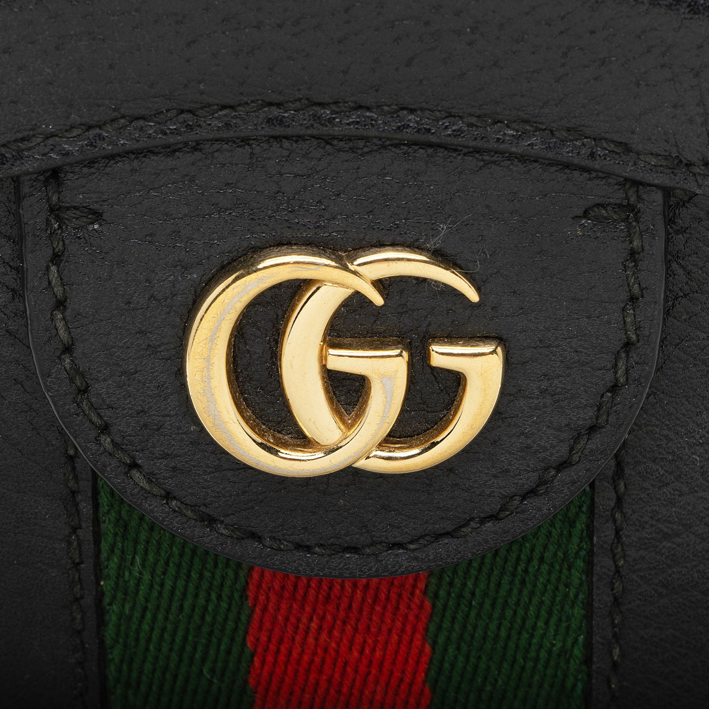 Gucci Leather Ophidia Round Mini Shoulder Bag