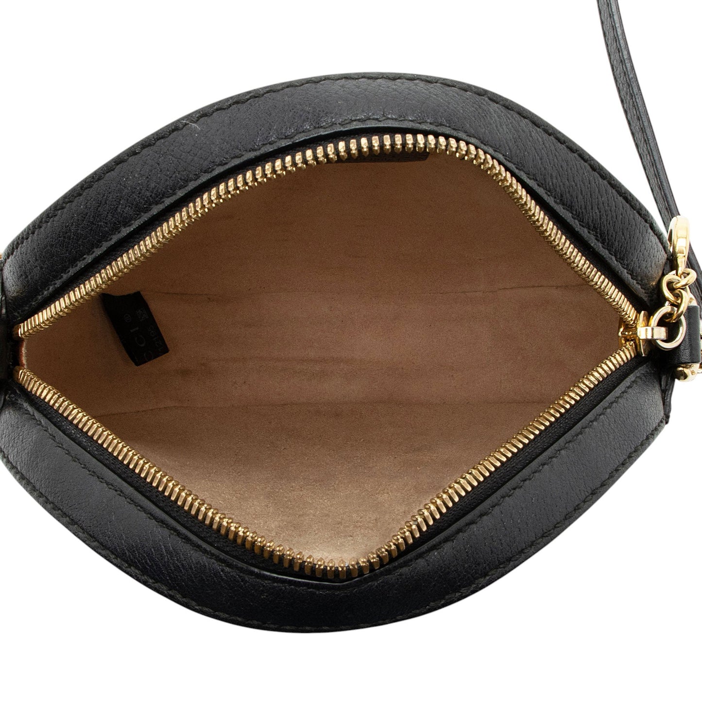 Gucci Leather Ophidia Round Mini Shoulder Bag