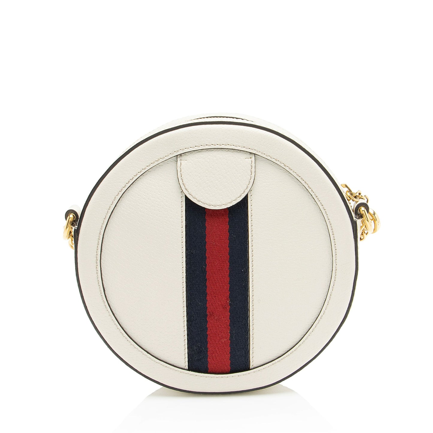 Gucci Leather Ophidia Round Mini Shoulder Bag