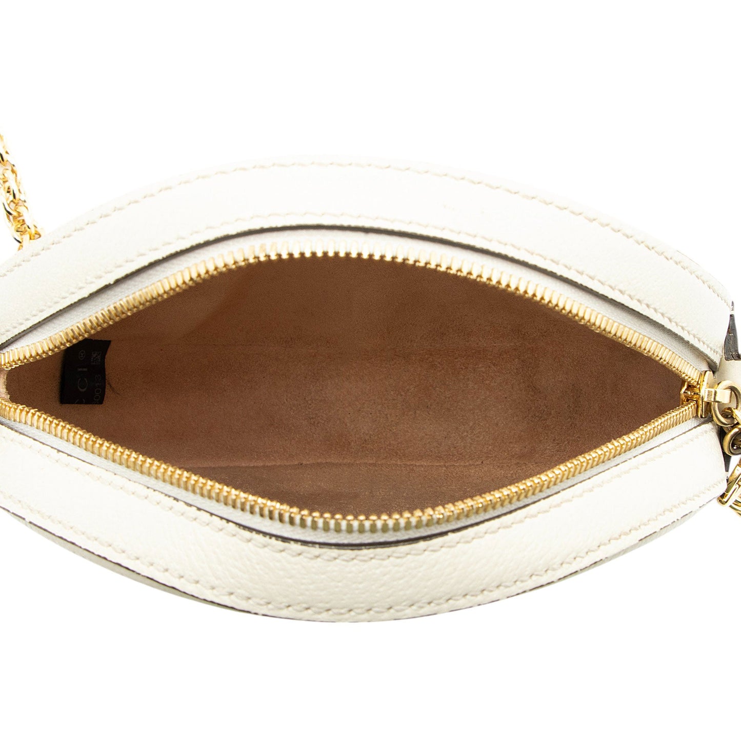 Gucci Leather Ophidia Round Mini Shoulder Bag