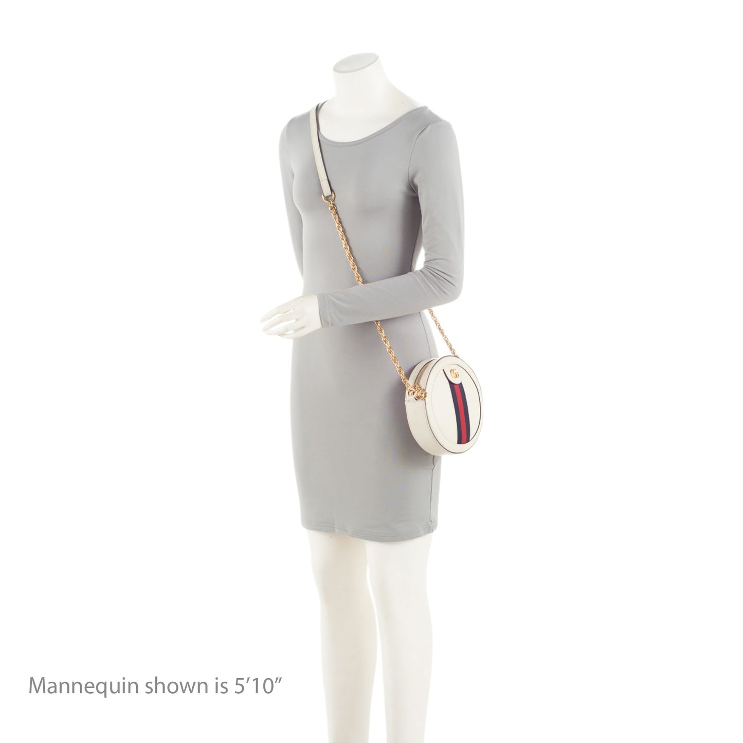 Gucci Leather Ophidia Round Mini Shoulder Bag