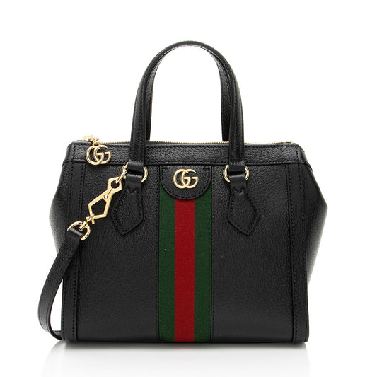 Gucci Leather Ophidia Small Tote