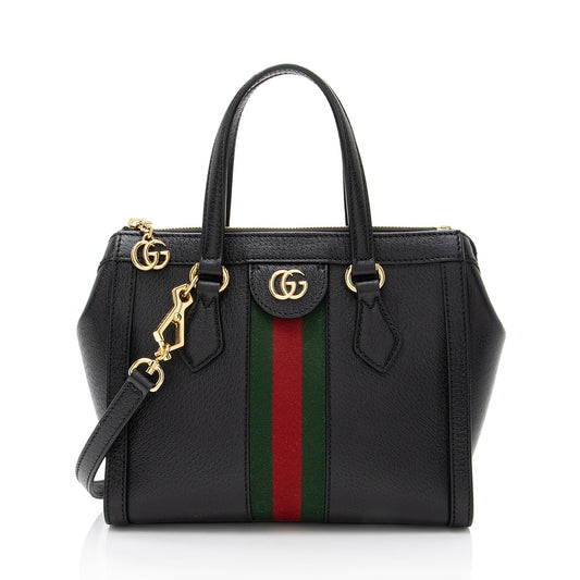 Gucci Leather Ophidia Small Tote