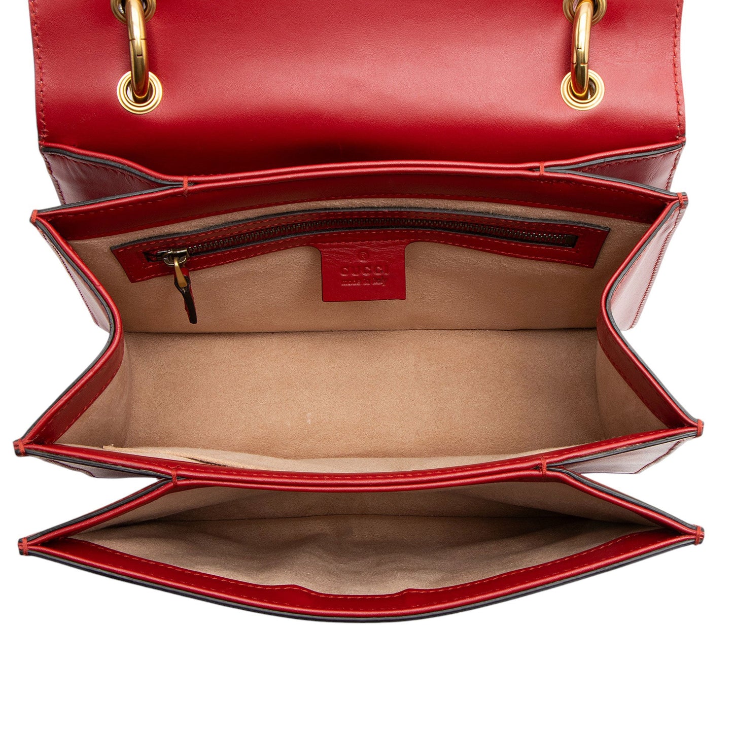 Gucci Leather Queen Margaret Top Handle (SHF-oBE2Ol)