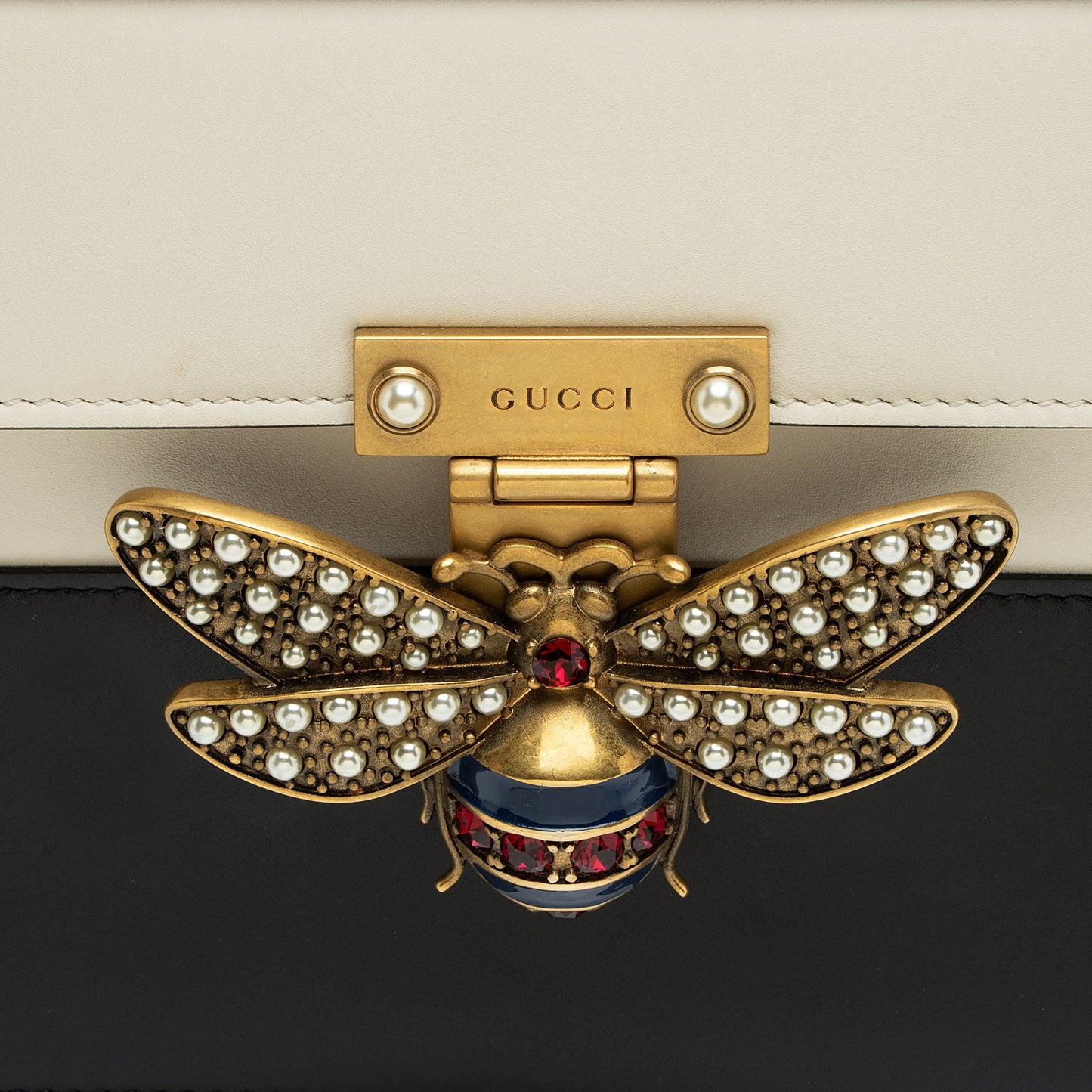 Gucci Leather Queen Margaret Top Handle